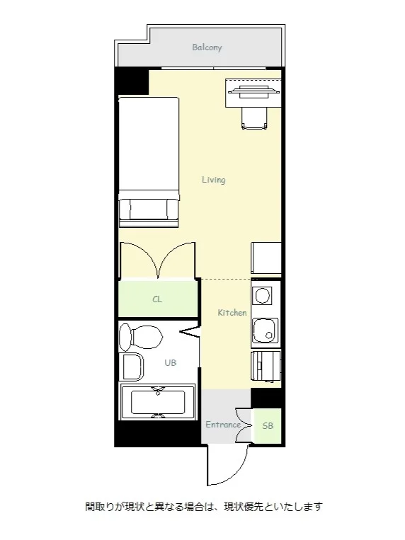 ユニオンマンスリー横浜中央２ 305 1R・シングル 画像1