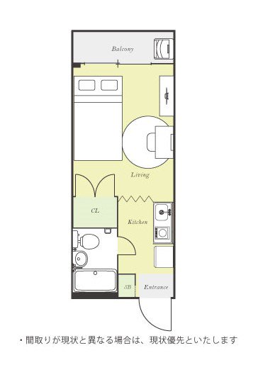 ユニオンマンスリー読売ランド前１ 207 1R 画像1