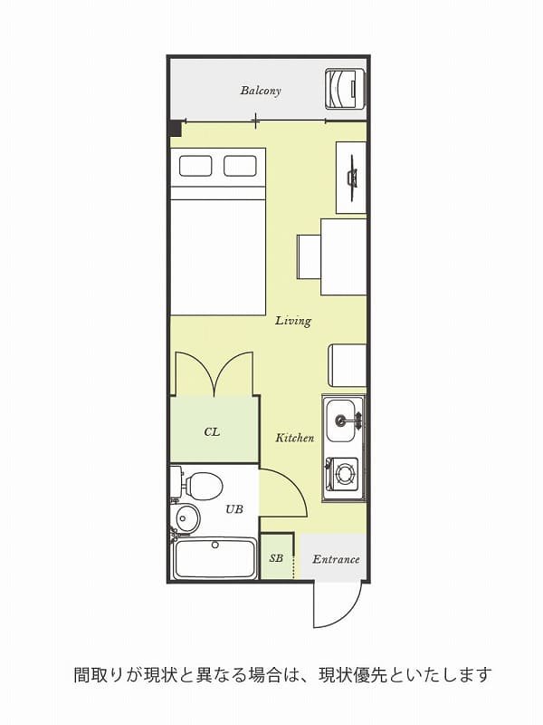 ユニオンマンスリー矢野口５ 401 1R・セミダブル 画像1
