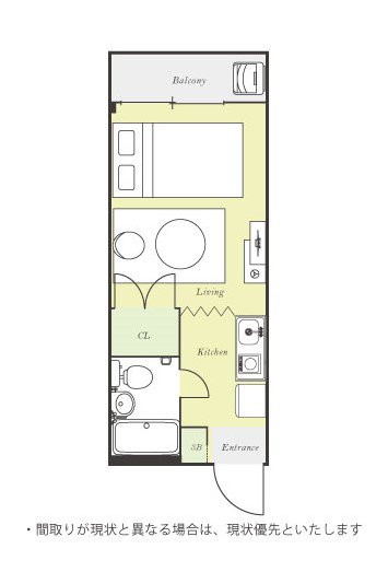 ユニオンマンスリー読売ランド前１ 205 1R 画像1