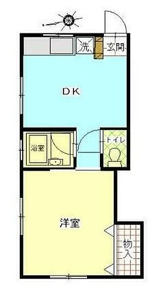 スマイズ新百合ヶ丘２ 1DK 画像1
