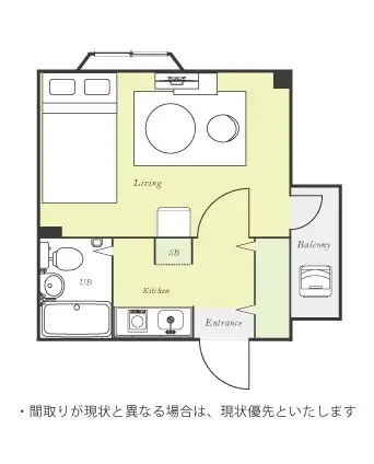ユニオンマンスリー原木中山プラシード１ 106 画像1