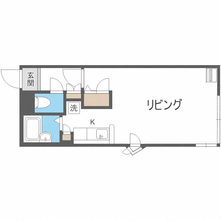 ドメス22 1K 画像1 ドメス22 1K 画像1