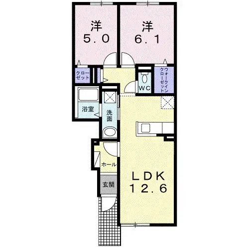 カルム栗山 102 画像1