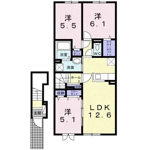 カルム栗山 202 画像1