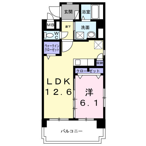 サン　グレイス 201・洋室 画像1