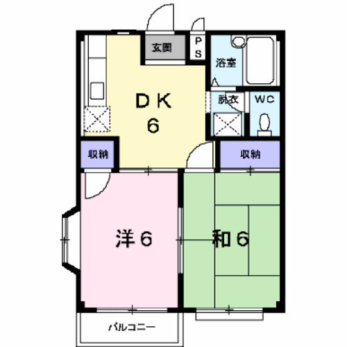 ベル・コモンズ 202・和室 画像1