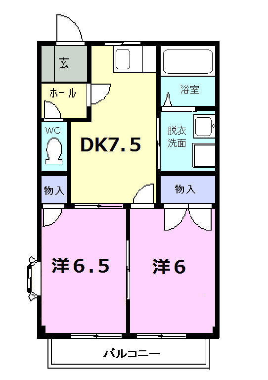 プレスティージ迎山 Ⅰ 103・洋室 画像1 プレスティージ迎山 Ⅰ 103・洋室 画像1