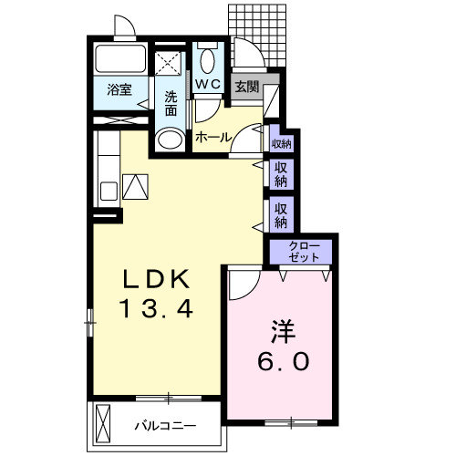 メゾンブリエ 102・洋室 画像1