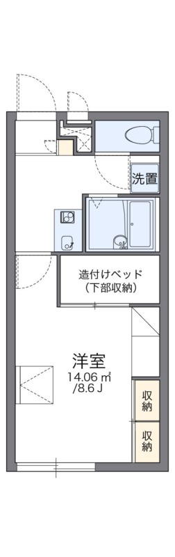 レオパレスクイント 210 画像1